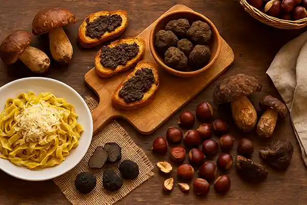 🌰 Sapori d’autunno in Umbria: funghi, tartufi e sagre di settembre